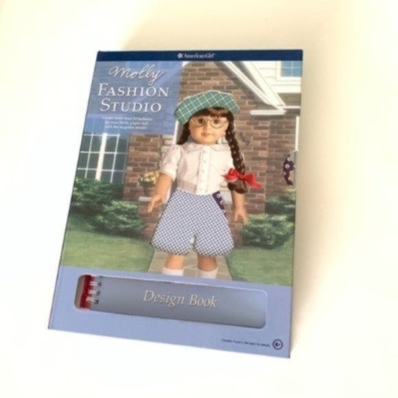 American Girl Other - American Girl Molly Fashion Studio Design Book Set